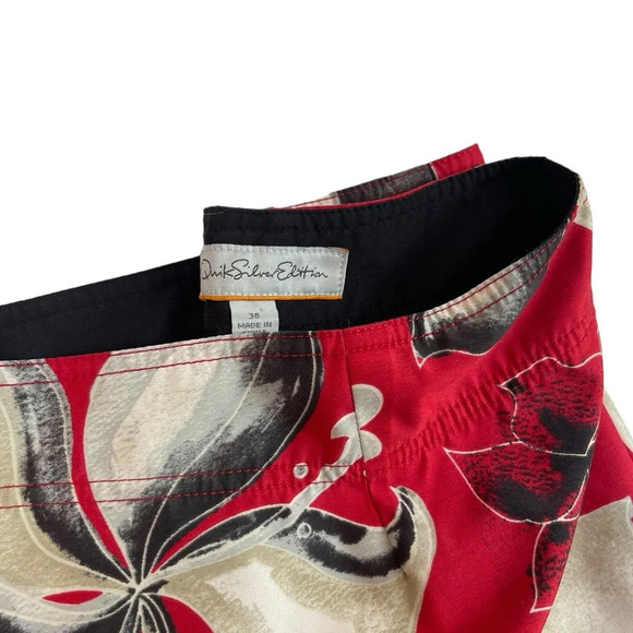 SH834 Men’s Quicksilver Edition Surfing Hawaiian Floral Board Shorts 38 - Picture 3 of 6